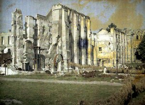 The Ruins of the Factory and the Abbey of Notre-Dame d